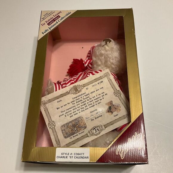 Bialosky Limited Edition Collectable “Charlie” Bedtime Bear. 1997 Vintage - Picture 10 of 10